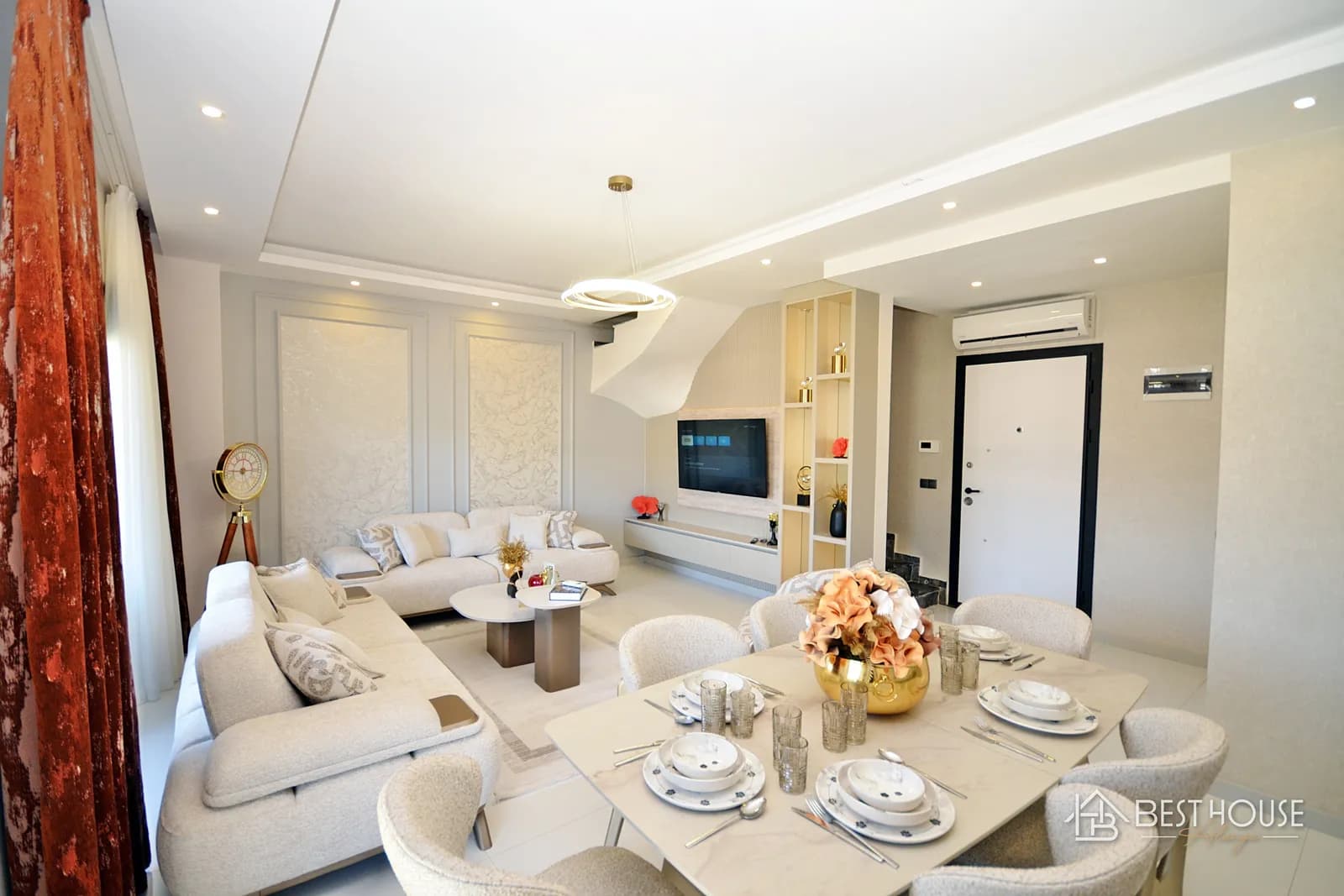 Luxury Furnished 2+1 Penthouse in Alanya Oba