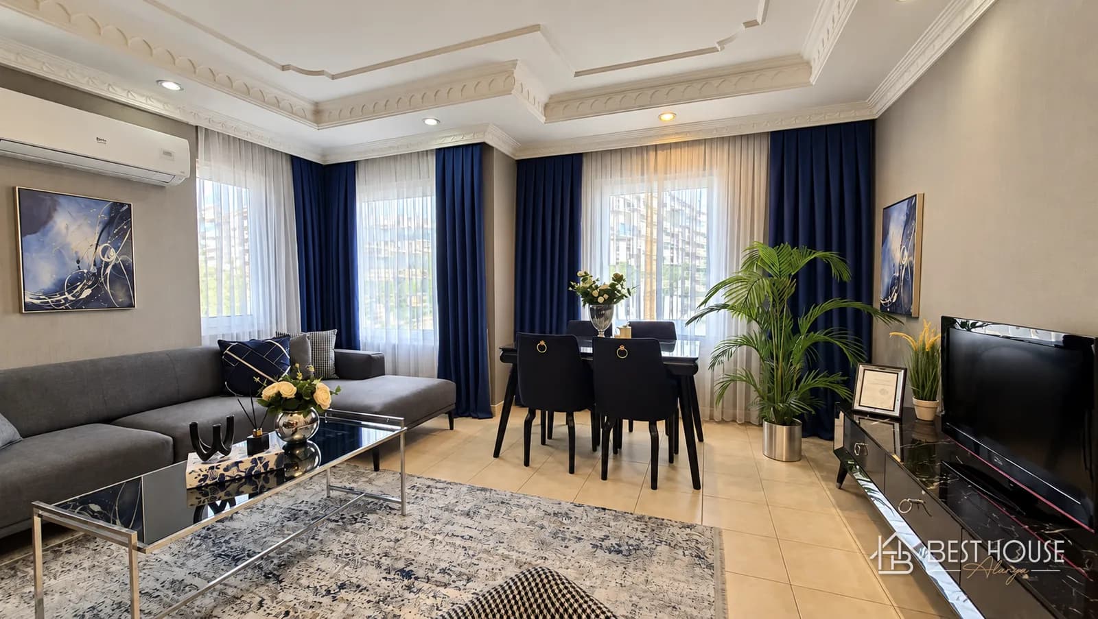 Brand-New Furnished 2+1 Apartment in Alanya Cleopatra