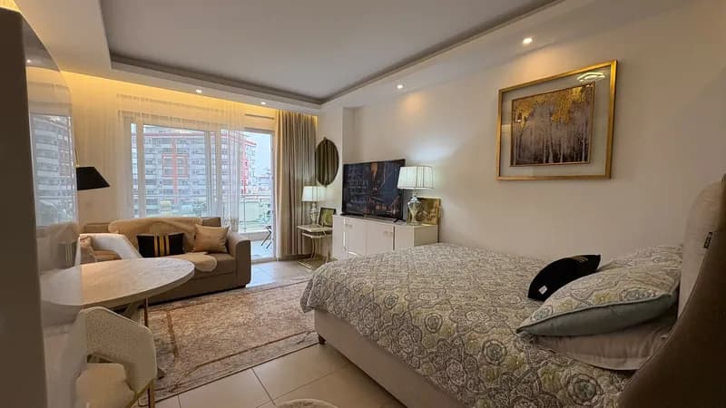 Luxury Furnished Studio 1+0 Apartment in Alanya Mahmutlar — photo 1