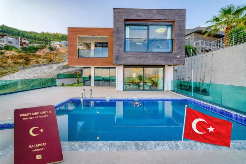 Modern 4+1 Private Villa with Unique View in Alanya Tepe — photo 1