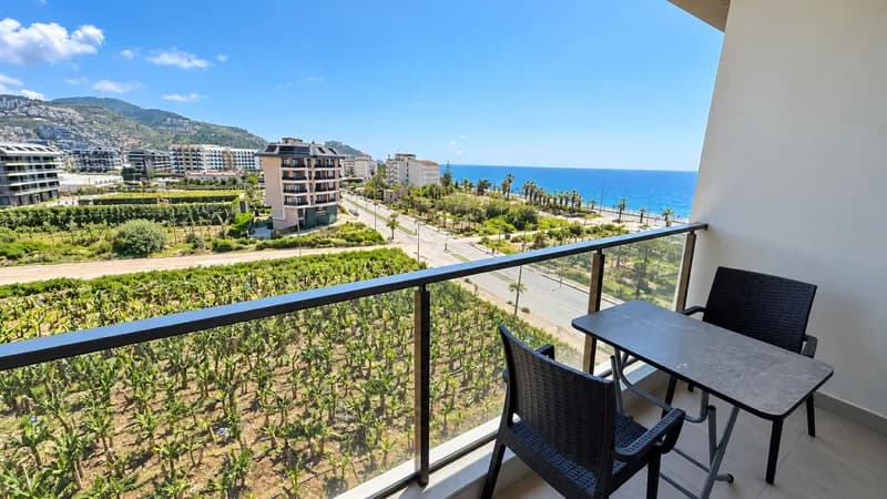 Sea View 2+1 Penthouse 100 M from the Sea in Alanya Kargıcak — photo 1