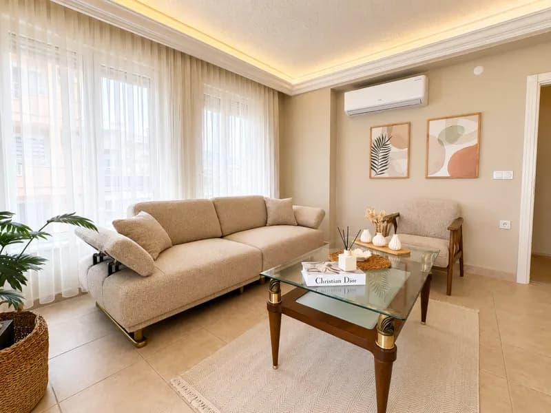 Modern Design Luxury Fully Furnished 1+1 Apartment In Alanya Güllerpınarı — photo 1